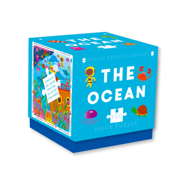 Really Decent Jigsaws - Jigsaw Cube - The Ocean - Box