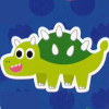 Imagine That - Dinosaur Chunky Window Stickers 3