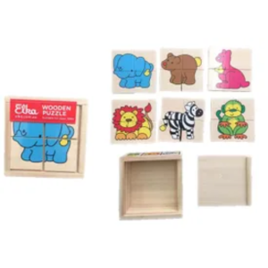Elka - Puzzles in Box - Zoo Animals