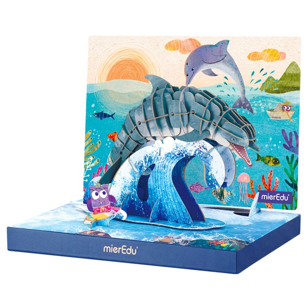 mierEdu - Eco 3D Puzzle - Bottlenose Dolphin
