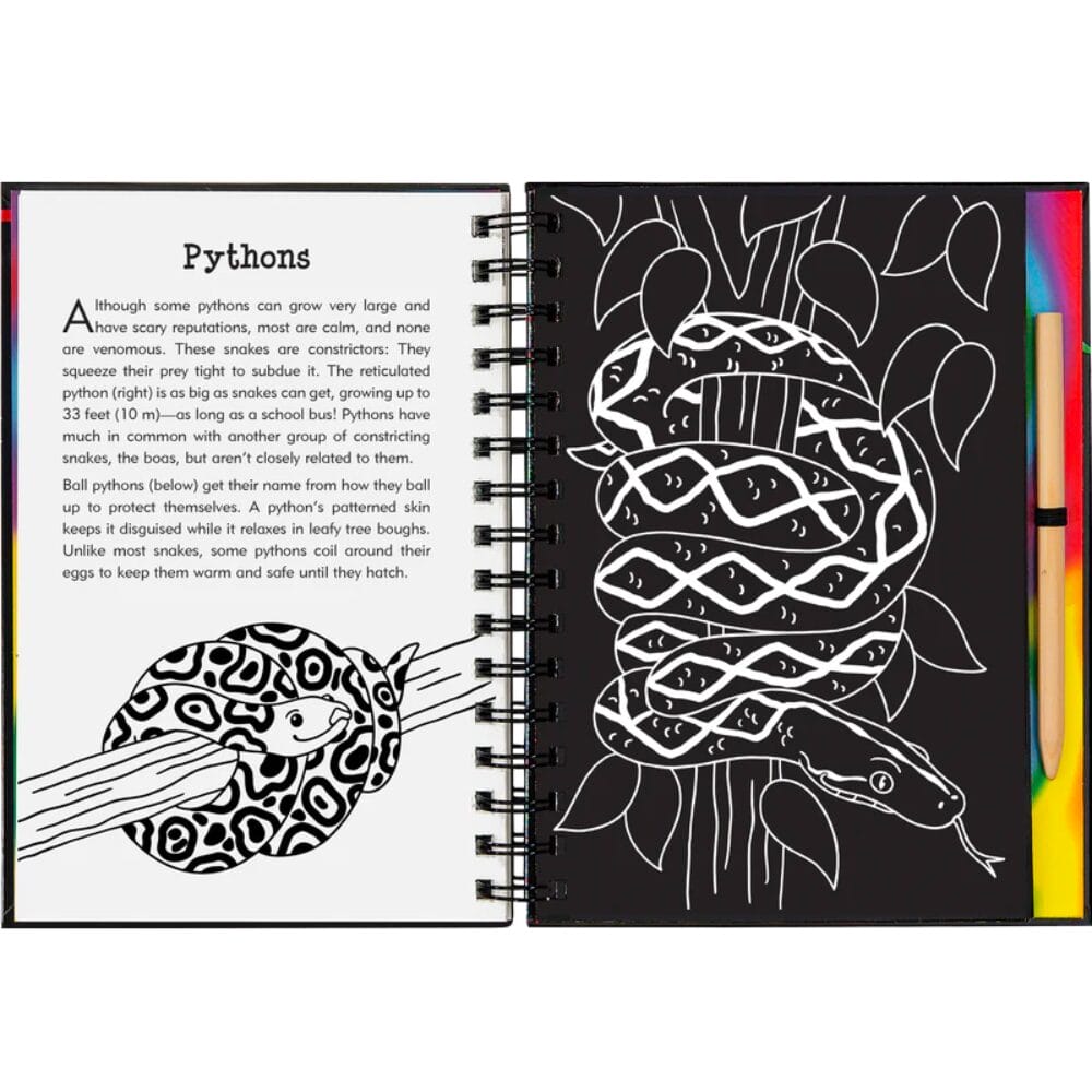 Peter Pauper Press - Scratch and Sketch - Reptiles and Amphibians