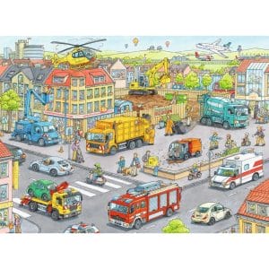 Ravensburger 100 Piece Jigsaw Puzzle – Vehicles in the City