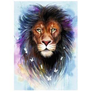 Ravensburger 1000 Piece Jigsaw Puzzle – Majestic Lion