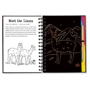 Peter Pauper Press - Scratch and Sketch - Llamas and Friends