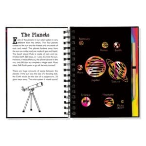 Peter Pauper Press - Scratch and Sketch - Outer Space