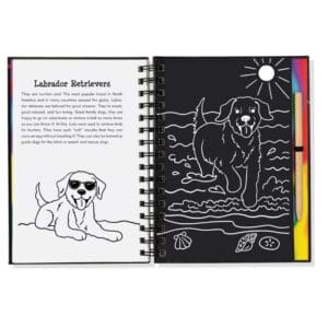 Peter Pauper Press - Scratch and Sketch - Puppies