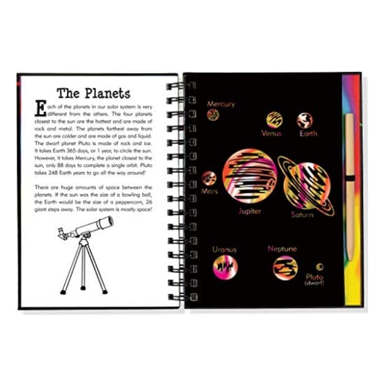 Peter Pauper Press - Scratch and Sketch - Solar System