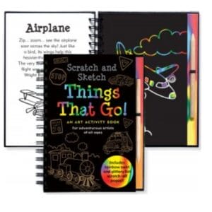 Peter Pauper Press - Scratch and Sketch - Things that Go