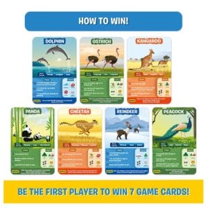 Skillmatics Guess in 10 Animal Kingdom Card Game