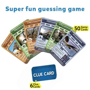 Skillmatics Guess in 10 Deadly Dinosaurs Card Game