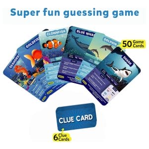 Skillmatics Guess in 10 Underwater Animals Card Game