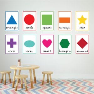 Slick Graphics Wall Decal – Shapes