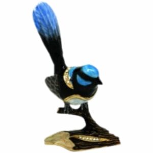 Deva Blue Wren Trinket Box