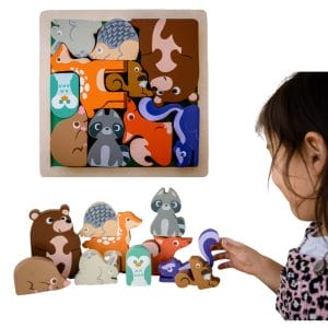 Kiddie Connect - Chunky Jigsaw - Woodland Animals