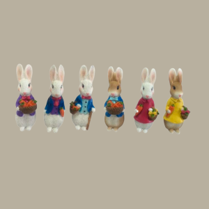Little Bunny Easter Figurines