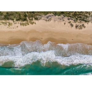 Lotje McDonald 500 Piece Large-Format Jigsaw Puzzle – Ninety Mile Beach (Seaspray Aerial)