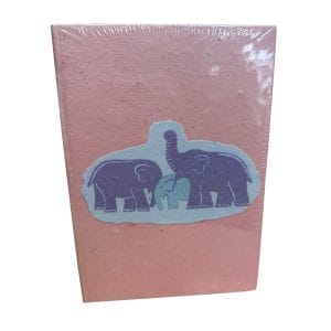 eco friendly elephant dung paper notebook