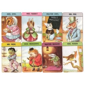 Retro Games Woodland Happy Families Card Game