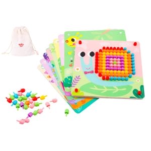 Tooky Toy Pattern Pegs Small