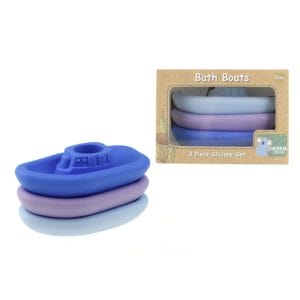 Koala Dream Silicone Bath Boats – Blue/Purple