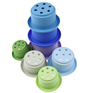 Koala Dream Silicone Stacking Cups – Blue