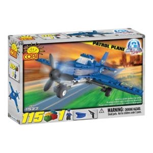 COBI Action Town Patrol Plane Construction Set – 115 Piece Kit
