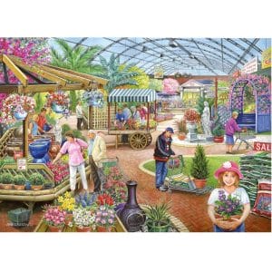 House of Puzzles At the Garden Centre – 500 Piece Jigsaw Puzzle