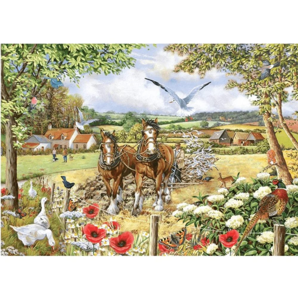 House of Puzzles Bonnie and Clyde – 250 Piece Large Format Jigsaw Puzzle
