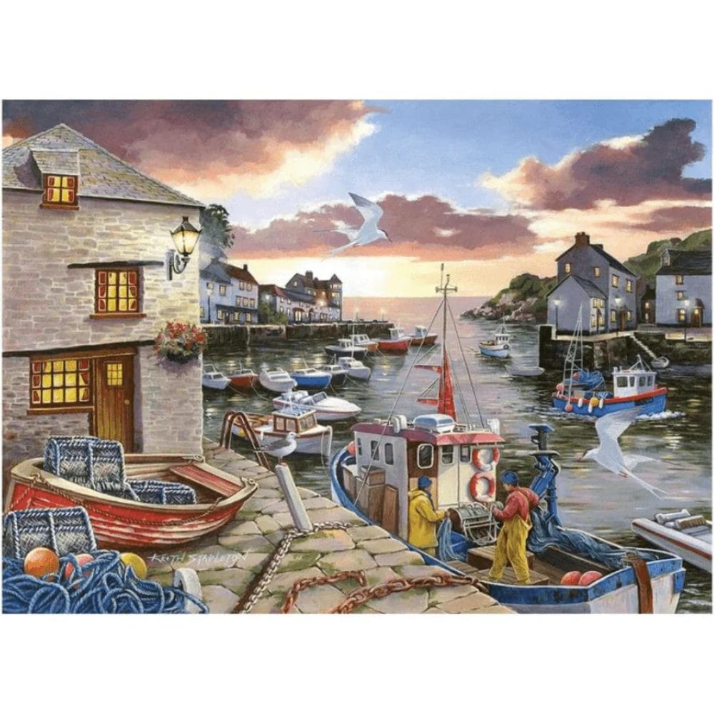 House of Puzzles Harbour Lights – 250 Piece Large Format Jigsaw Puzzle
