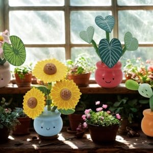 Kaper Kidz Wooden Dancing Pot Plants