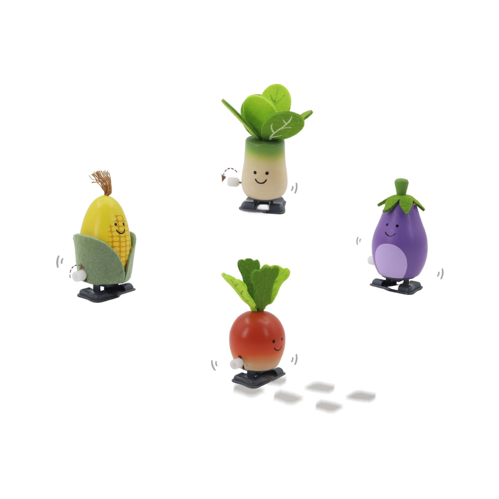 Kaper Kidz Wooden Wind Up Walking Veggie
