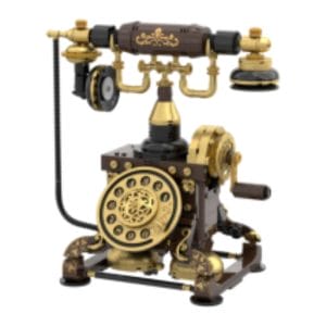 Pantasy Retro Phone Construction Set – 766 Piece Kit