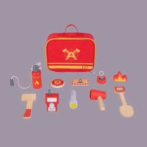 Tooky Toy Little Firefighter Play Set in Carry Bag