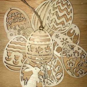 Wooden Easter Craft – Decorate Your Own Easter Tag