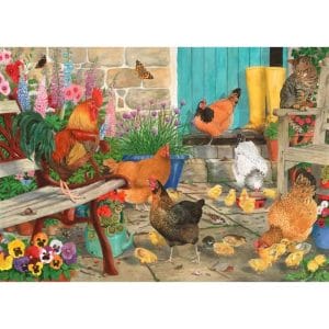 House of Puzzles Hen Pecked – 1000 Piece Jigsaw Puzzle