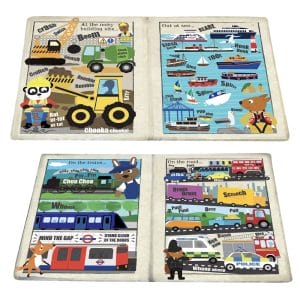 Nursery Times Crinkly Newspaper – Noisy Vehicles