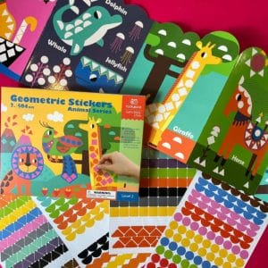 Tookyland Geometric Stickers – Animal Series