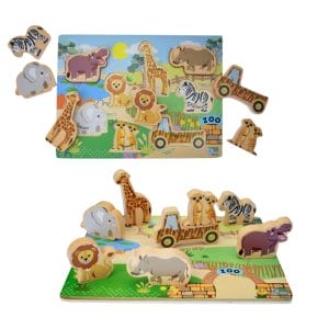 Koala Dream Chunky Puzzle – Zoo Animals