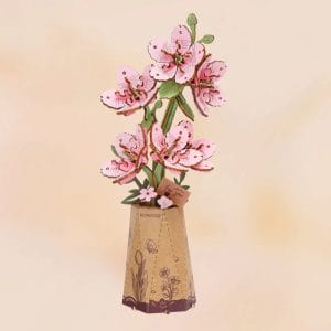 Robotime Wood Bloom Sakura DIY Wooden Flower Kit