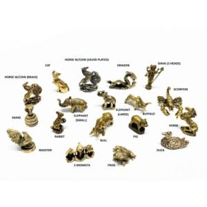 Tibet House Small Brass Figures