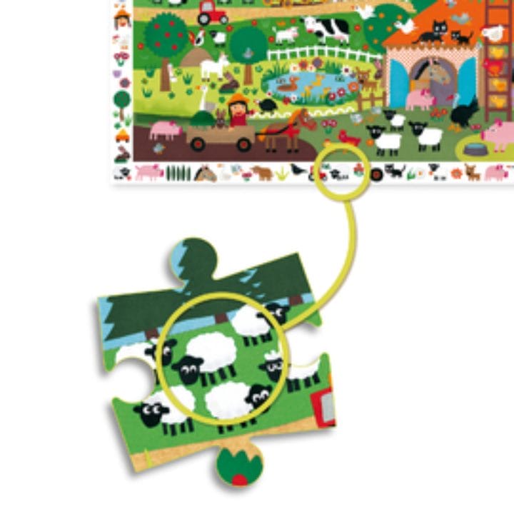 Djeco – The Farm 35 Piece Observation Jigsaw Puzzle