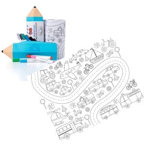 Colour Me Kids Solo Mat Kit – Wheels in Motion