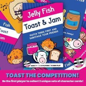 Jelly Fish Toast and Jam Card Game