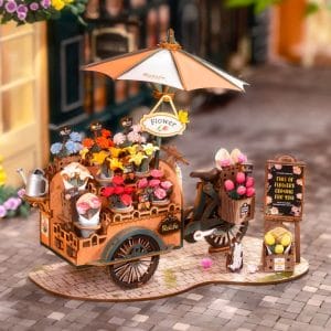 Robotime Rolife Blossom Cart