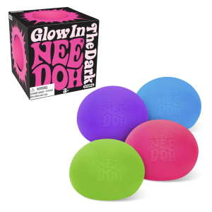 Schylling NeeDoh Glow in the Dark squishy fidget toy