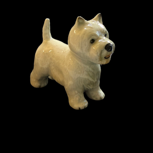TMT Imports West Highland White Terrier white ceramic dog figurine