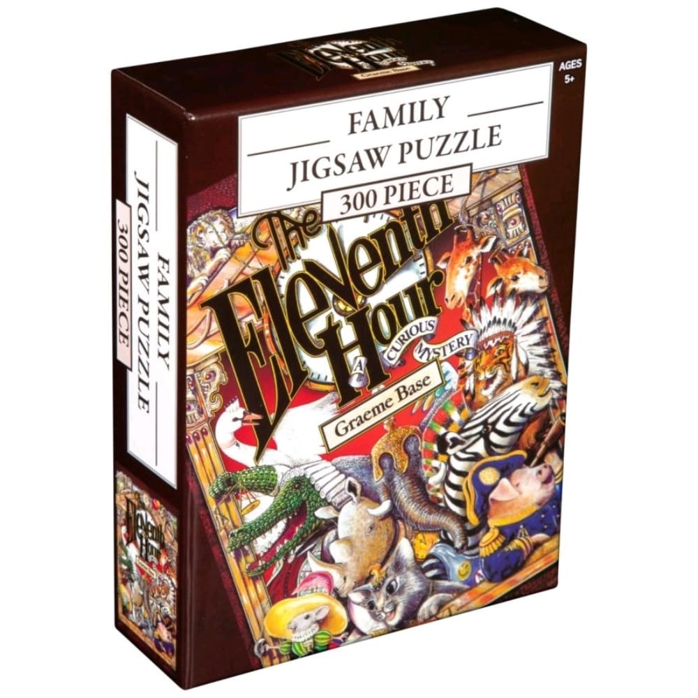 Ikon The Eleventh Hour book cover 300 piece jigsaw puzzle by Graeme Base