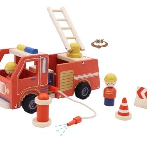 Kaper Kidz Wooden Fire Engine Playset